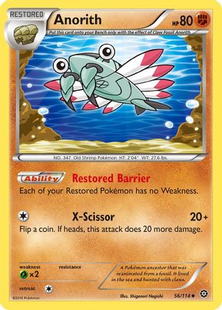 Anorith (056/114) [XY  Steam Siege] - Uncommon