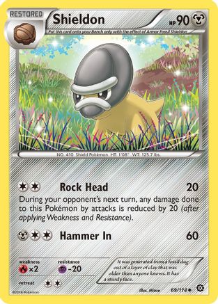 Shieldon (069/114) [XY  Steam Siege] - Uncommon