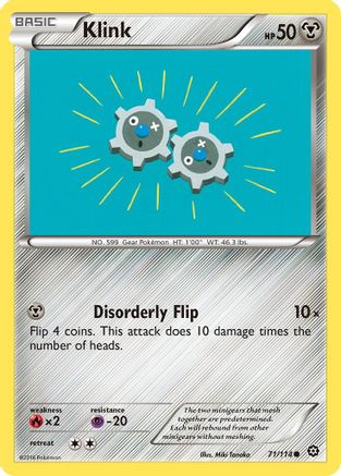 Klink (071/114) [XY  Steam Siege] Reverse Holofoil - Common