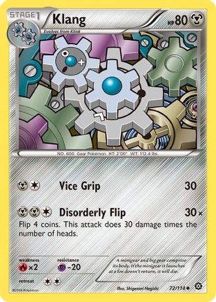 Klang (072/114) [XY  Steam Siege] - Uncommon