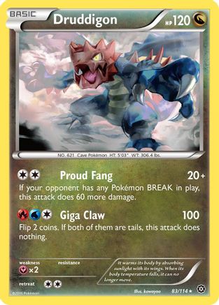 Druddigon (083/114) [XY  Steam Siege] - Rare