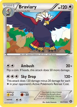 Braviary (93/114) [XY  Steam Siege] - Uncommon