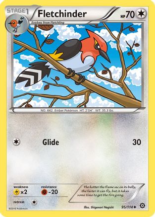 Fletchinder (095/114) [XY  Steam Siege] - Uncommon