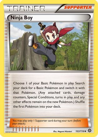 Ninja Boy (103/114) [XY  Steam Siege] Reverse Holofoil - Uncommon