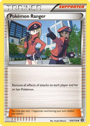 Pokemon Ranger (104/114) [XY  Steam Siege] - Uncommon