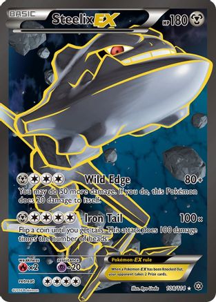 Steelix EX (Full Art) (108/114) [XY  Steam Siege] Holofoil - Ultra Rare