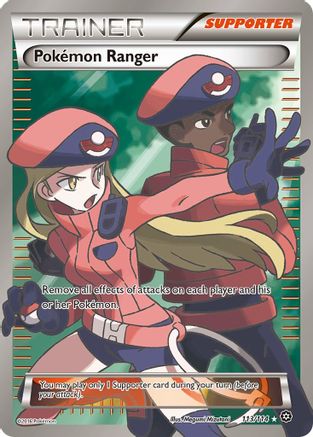 Pokemon Ranger (Full Art) (113/114) [XY  Steam Siege] Holofoil - Ultra Rare
