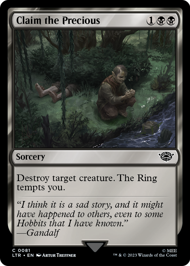 Claim the Precious (LTR-081) [The Lord of the Rings: Tales of Middle-earth] Foil