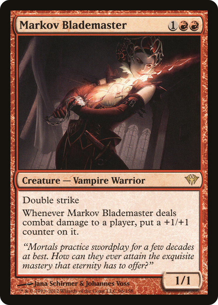 Markov Blademaster (DKA-096) [Dark Ascension] Foil