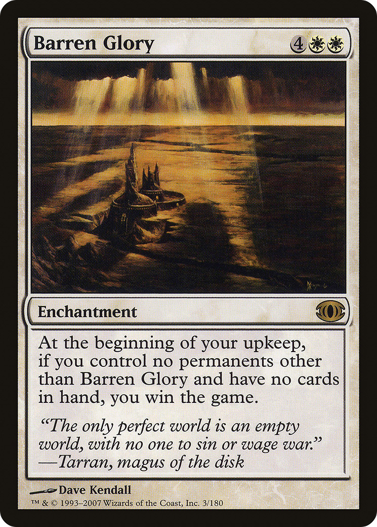 Barren Glory (FUT-003) [Future Sight] Foil