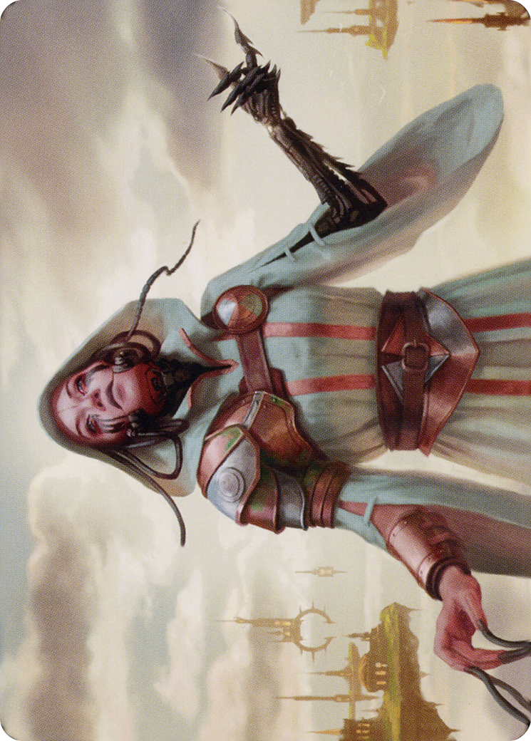 Phyrexian Missionary // Phyrexian Missionary (ADMU-011) (Borderless) [Dominaria United Art Series] Foil