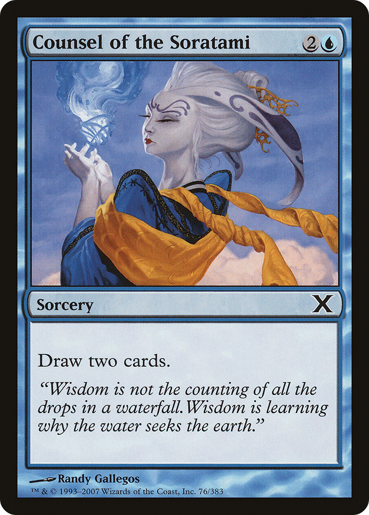 Counsel of the Soratami (10E-076) [Tenth Edition]