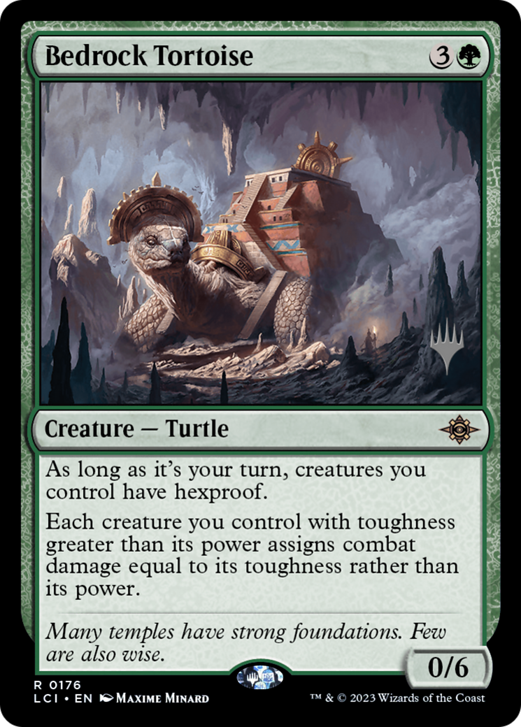 Bedrock Tortoise (PPLCI-176) [Promo Pack: The Lost Caverns of Ixalan Promos]