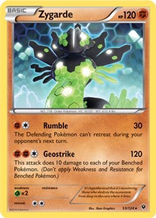Zygarde (XY Fates Collide) (53/124) [Deck Exclusives] Holofoil - Holo Rare