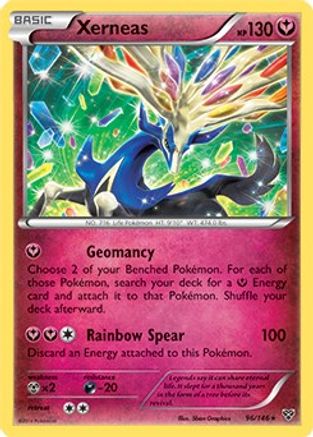 Xerneas (Cracked Ice Holo) (96/146) [Deck Exclusives] Holofoil - Holo Rare