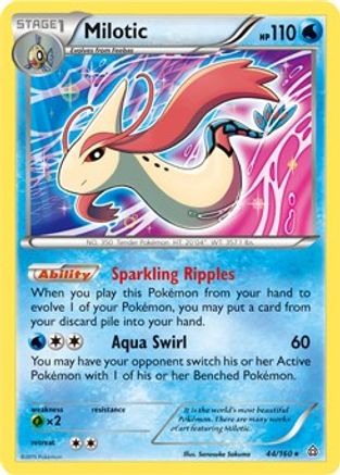 Milotic (XY Primal Clash) (044/160) [Deck Exclusives] - Rare