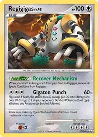 Regigigas (DP Legends Awakened) (37/146) [Deck Exclusives] Holofoil - Holo Rare