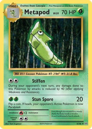 Metapod (004/108) [XY  Evolutions] - Uncommon