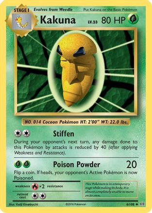 Kakuna (006/108) [XY  Evolutions] - Uncommon
