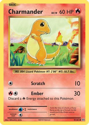 Charmander (009/108) [XY  Evolutions] - Common