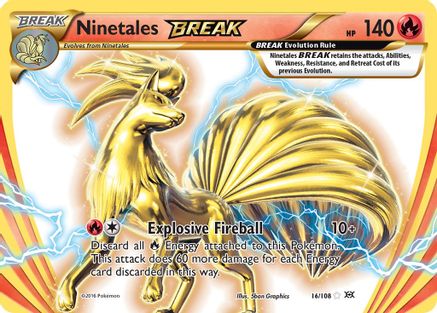 Ninetales BREAK (016/108) [XY  Evolutions] Holofoil - Rare BREAK