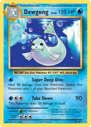 Dewgong (029/108) [XY  Evolutions] - Rare
