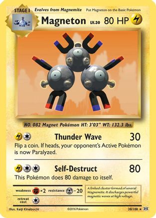 Magneton (038/108) [XY  Evolutions] Reverse Holofoil - Holo Rare