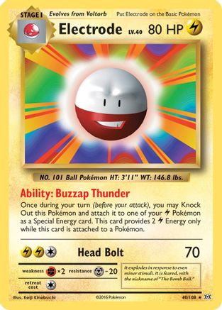 Electrode (040/108) [XY  Evolutions] - Rare