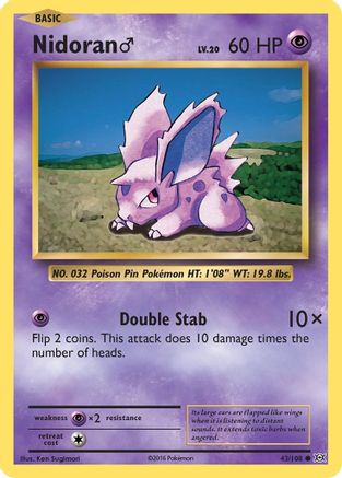 Nidoran M (043/108) [XY  Evolutions] - Common
