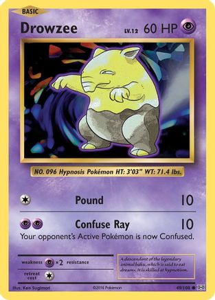 Drowzee (049/108) [XY  Evolutions] - Common