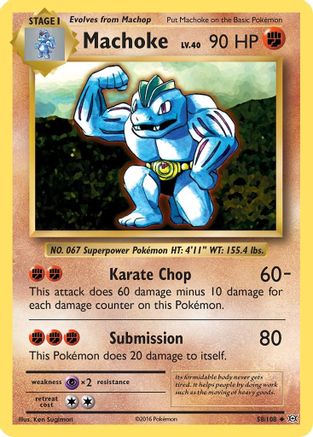 Machoke (058/108) [XY  Evolutions] - Uncommon