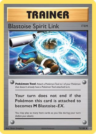 Blastoise Spirit Link (073/108) [XY  Evolutions] Reverse Holofoil - Uncommon