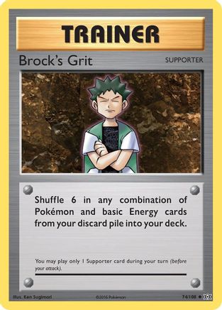 Brock's Grit (074/108) [XY  Evolutions] - Uncommon