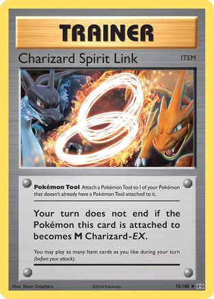 Charizard Spirit Link (075/108) [XY  Evolutions] - Uncommon
