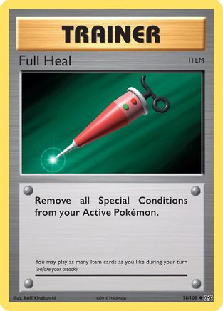 Full Heal (078/108) [XY  Evolutions] Reverse Holofoil - Uncommon