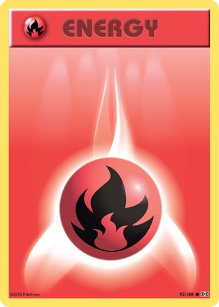 Fire Energy (092/108) [XY  Evolutions] - Common