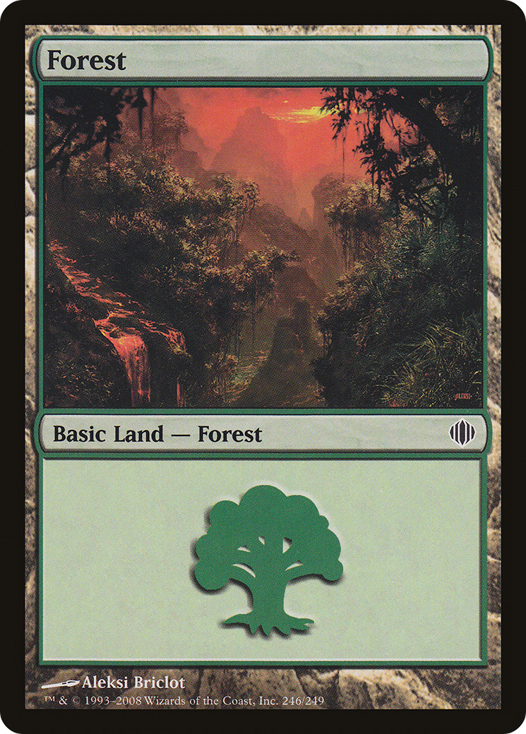 Forest (ALA-246) [Shards of Alara] Foil