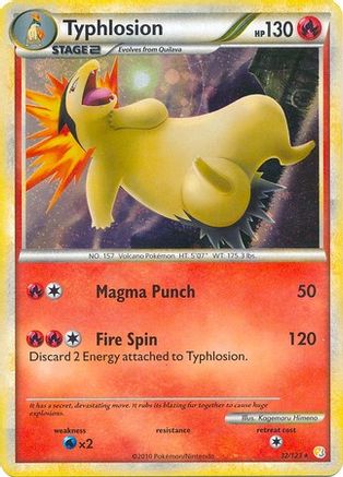 Typhlosion (Cosmos Holo) (32/123) [Deck Exclusives] Holofoil - Holo Rare