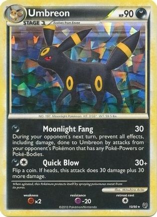 Umbreon (Cracked Ice Holo) (10/090) [Deck Exclusives] Holofoil - Holo Rare