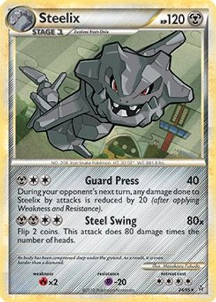 Steelix (HGSS Unleashed) (24/095) [Deck Exclusives] Holofoil - Holo Rare
