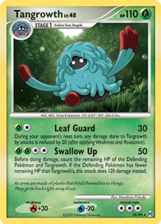 Tangrowth (DPPt Arceus) (10/099) [Deck Exclusives] - Rare
