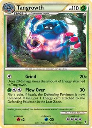 Tangrowth (Call of Legends) (34/95) [Deck Exclusives] Holofoil - Holo Rare