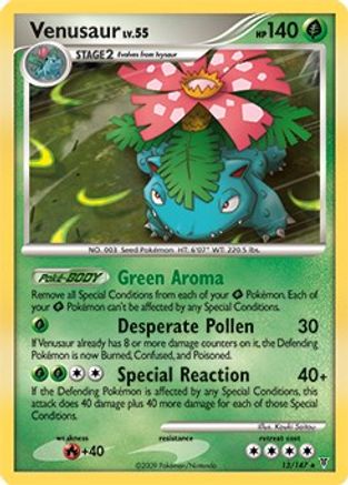 Venusaur (DPPt Supreme Victors) (13/147) [Deck Exclusives] - Rare