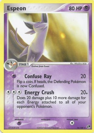 Espeon (16) [EX Battle Stadium] - Rare