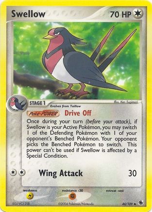 Swellow (46) [EX Battle Stadium] - Uncommon