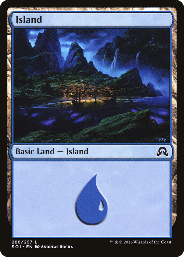 Island (SOI-288) [Shadows over Innistrad] Foil