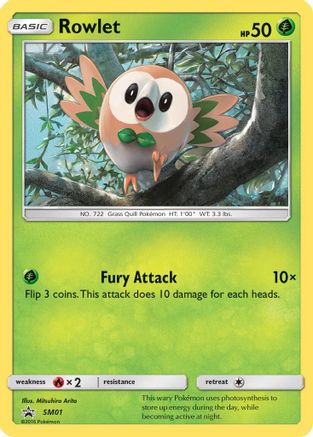 Rowlet - SM01 (SM01/248) [SM Promos] Holofoil - Promo