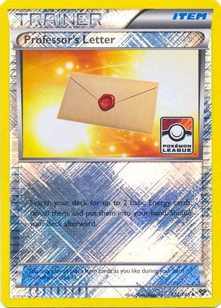 Professor's Letter (Pokemon League) (123/146) [League & Championship Cards] Reverse Holofoil - Promo