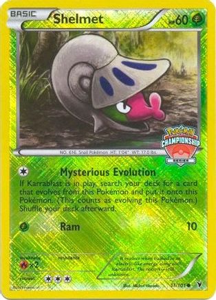 Shelmet (Championship Series) (11/101) [League & Championship Cards] Reverse Holofoil - Promo