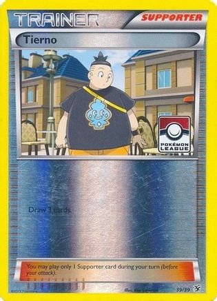 Tierno (Pokemon League) (039/39) [League & Championship Cards] Reverse Holofoil - Promo